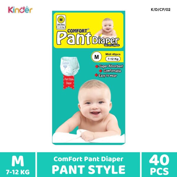 Comfort Baby Diaper M Pant 40 PCS (7-12 kg)