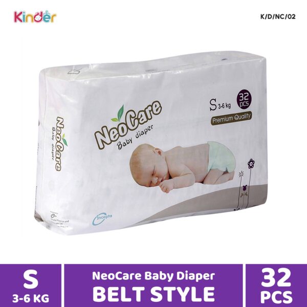 Neocare Baby Diaper S Belt 32 PCS (3-6 kg)