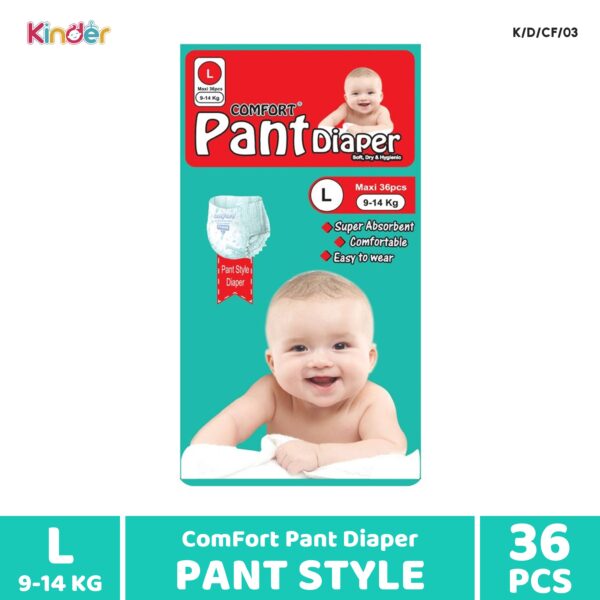 Comfort Baby Diaper L Pant 36 PCS (9-14 kg)