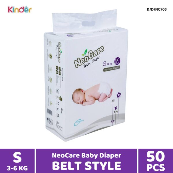 Neocare Baby Diaper S Belt 50 PCS (3-6 kg)