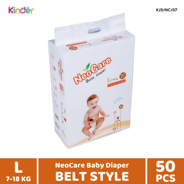 Neocare Baby Diaper L Belt 50 PCS (7-18 kg)