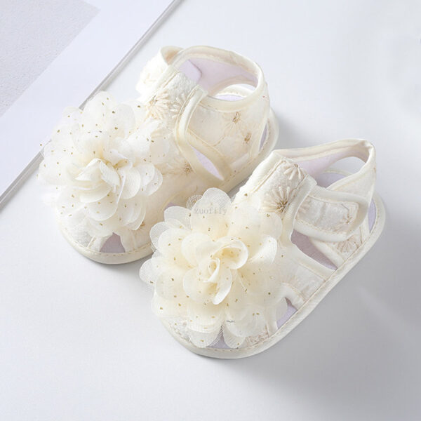 Baby Bowknot Sandal Cream Color