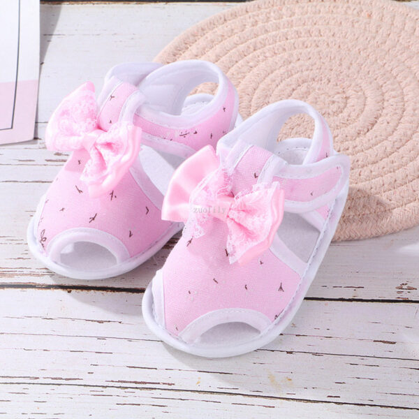 Baby Bowknot Sandal Pink Color