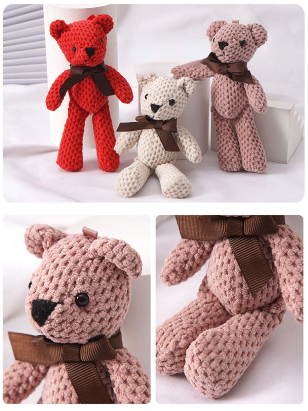 Cute Bear Stuffed Plush Toy Keychain – Perfect Gift for Baby, Birthdays